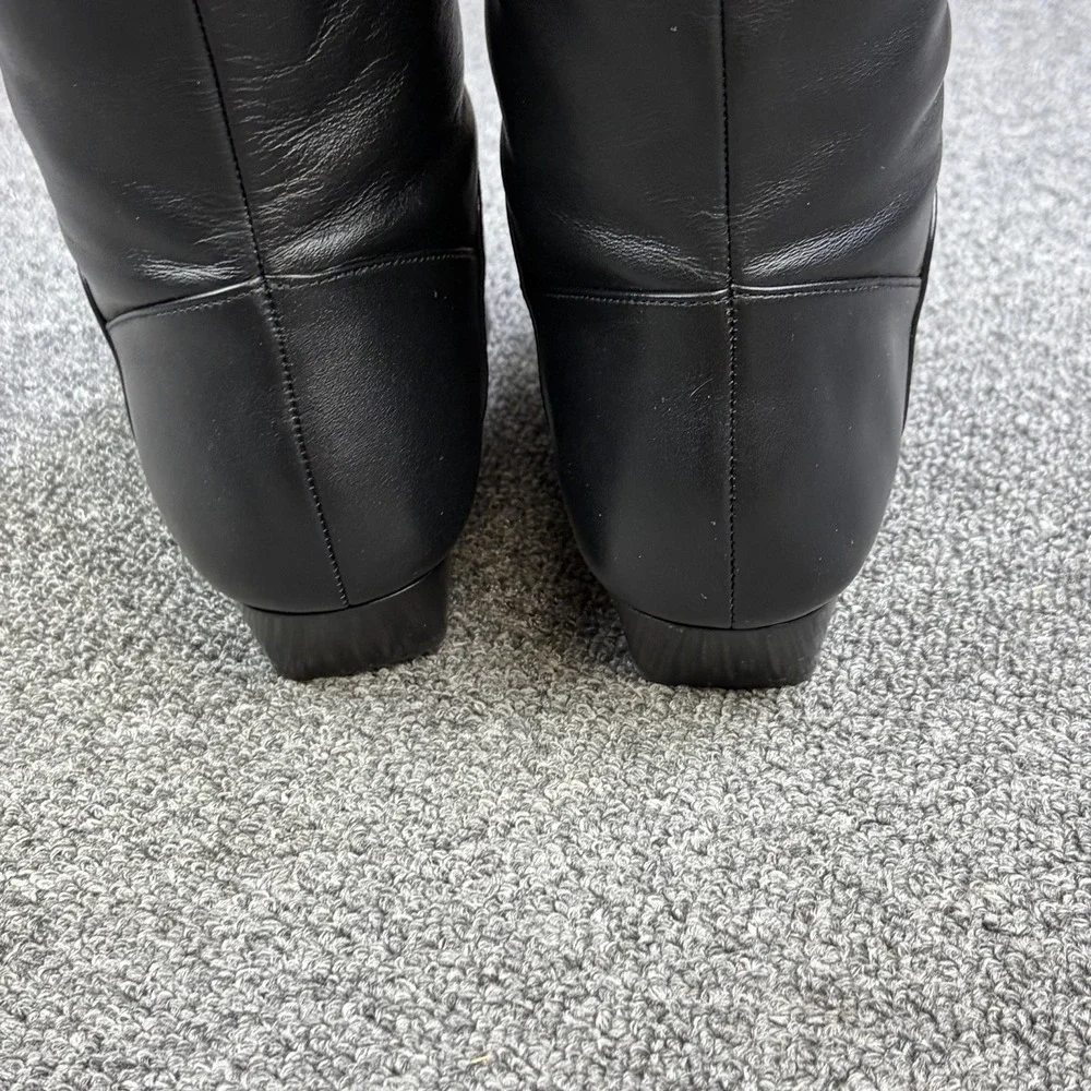 Banana Republic Italian Leather Tall Knee High Boots Black Women's Size 7